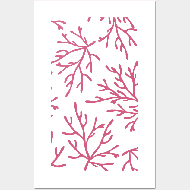 Pink Coral Wall Art by SpilloDesign